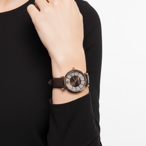 NWT Emporio Armani Fashion Ladies Quartz Steel Authentic Watch